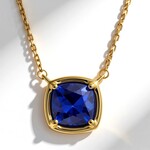 Collana in oro con Tanzanite AAA (CIRARI)