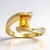 Anello in oro con Zaffiro Giallo Ban Ka Cha (de Melo Gold)