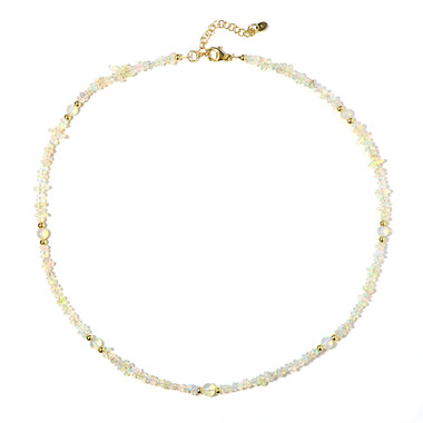 Collana in argento con Opale di Welo