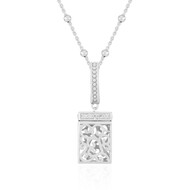 Zilveren halsketting met zirkonen (Dallas Prince Designs)