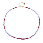 Collier en argent et Rubis de Madagascar