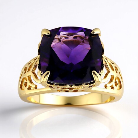 Anello in argento con Ametista del Marocco