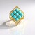 Anello in argento con Turchese Sleeping Beauty (Faszination Türkis)