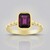 Anello in oro con Rodolite