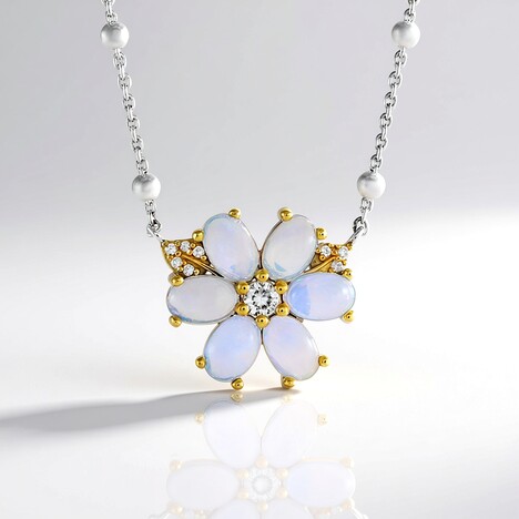 Collana in argento con Opale di Welo (Dallas Prince Designs)