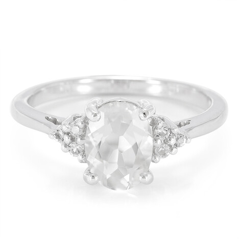 Anillo en plata con Petalita