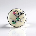 Anello in argento con Madreperla (Desert Chic)