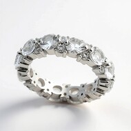Anello in argento con Danburite