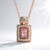 Collana in argento con Morganite Brasiliana (Gems en Vogue)