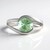 Anello in argento con Fluorite Verde