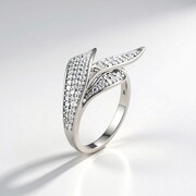 Bague en argent et Zircon (de Melo Essence)