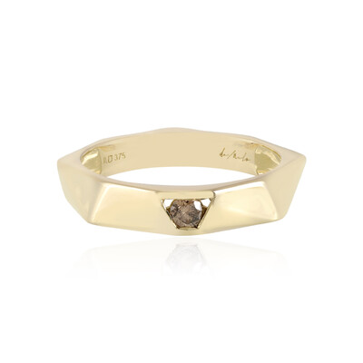 Bague en or et Diamant champagne I2 (de Melo)