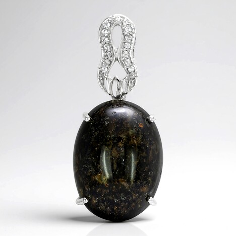 Ciondolo in argento con Opale Leopardo
