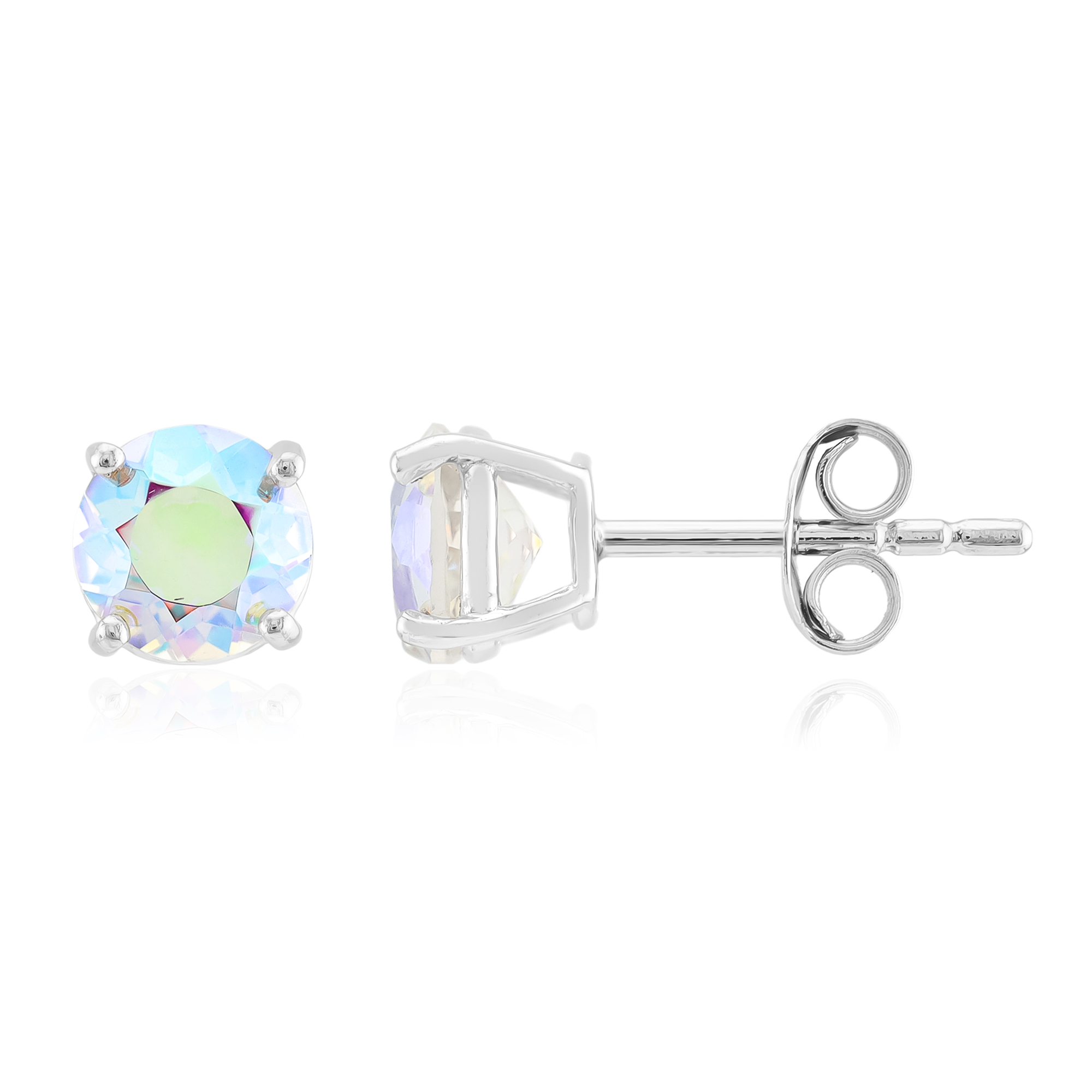 Pendente e anello in argento (925/1000) con opale etiope - - Catawiki