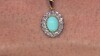 Colgante en plata con Turquesa bella durmiente (Faszination Türkis)