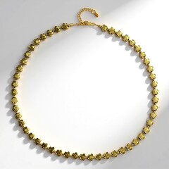 Collana in argento con Ematite Dorata