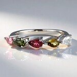 Anello in argento con Tormalina