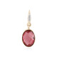 9K Raspberry Rhodolite Gold Pendant