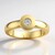 Anello in argento con Diamante SI1 (G) (Annette)