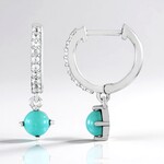 Orecchini in argento con Turchese Campitos