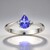 Anello in oro con Tanzanite AAA