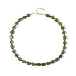 Collana in argento con Giada Canadese