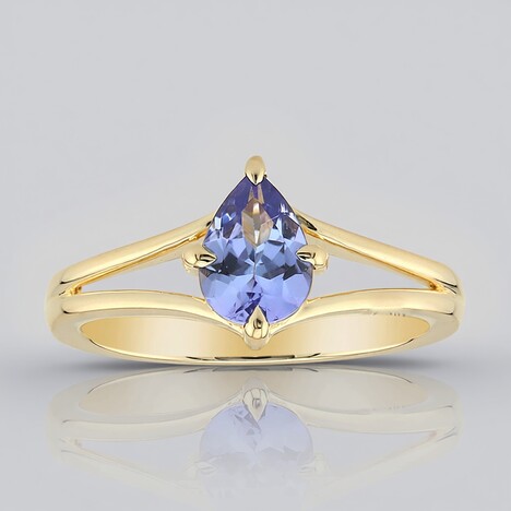 Anello in argento con Tanzanite (non riscaldata) (Remy Rotenier)