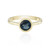 Londonblauer Topas-Goldring (de Melo Gold)