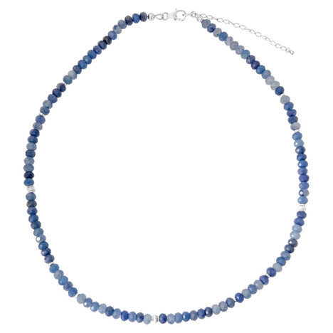 Collier en argent et Quartz bleu