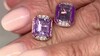 Pendientes en plata con Amatista Rosa de Francia (Adela Silber)