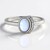 Anello in argento con Opale Australiano