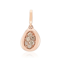 Gouden hanger met een SI1 Argyle Rose De France Diamant