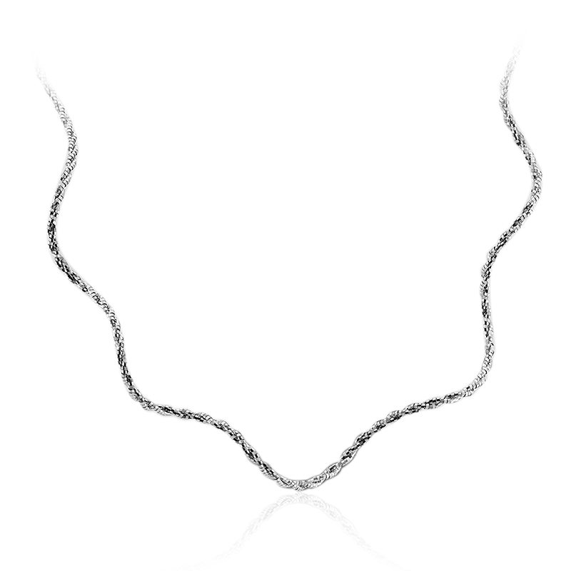 Collana In Argento Sterling 925 - Catena A Spiga/grano, Spessori 1.5