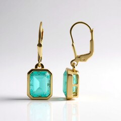 Orecchini in argento con Quarzo color paraiba