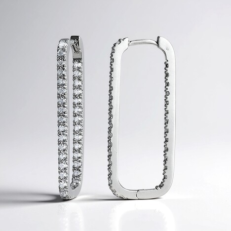 Orecchini in argento con Zircone