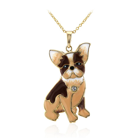 Himmelblauer Topas-Silberhalskette