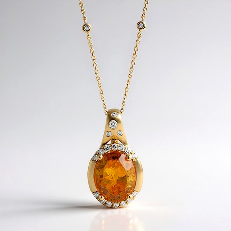 Collana in oro con Sfalerite (CIRARI)