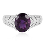 Sibirischer Amethyst-Silberring