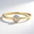 Bracciale in argento con Zircone (Adela Silber)