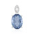 Blue Quartz Silver Pendant