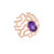 Amethyst Silver Pendant (MONOSONO COLLECTION)