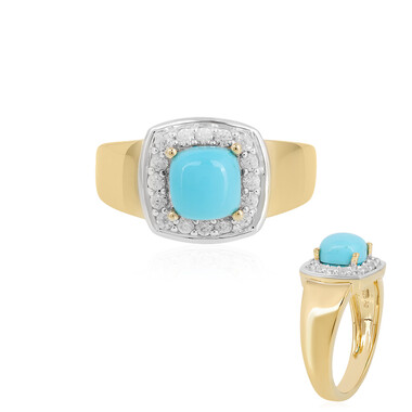 Anello in argento con Turchese Sleeping Beauty