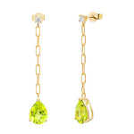 Dashihe-Peridot-Goldohrringe (CIRARI)