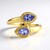 Anello in argento con Tanzanite