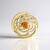 Ciondolo in argento con Onice Rossa (MONOSONO COLLECTION)