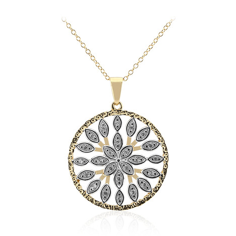 Zirkon-Silberhalskette