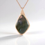 Collana in argento con Labradorite Ramata Maniry (KM by Juwelo)