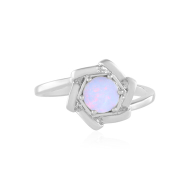 Australischer Opal-Silberring