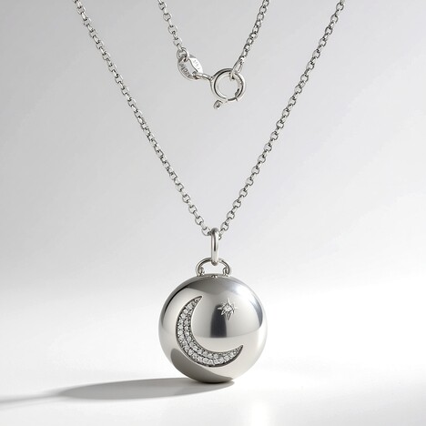 Collana in argento con Zircone (Adela Silber)
