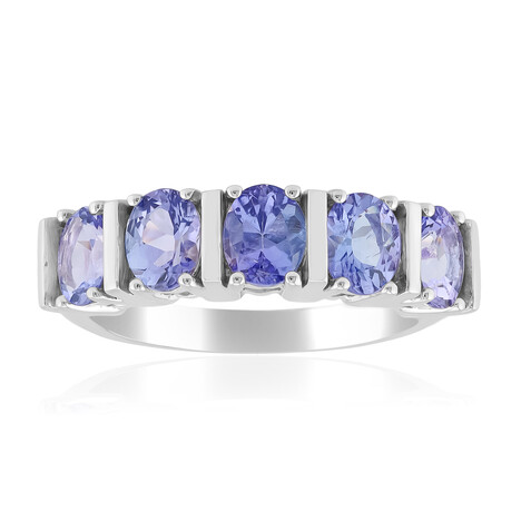 Zilveren ring met tanzanieten (Pallanova)